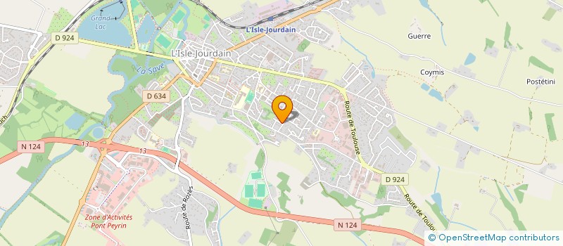 localisation de l'entreprise ED FORMATION ET CONSEIL  L'ISLE-JOURDAIN