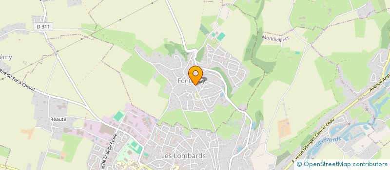 localisation de l'entreprise ED FORMATION FUNERAIRE - MEMORIE E-LEARNING  FONTENAY