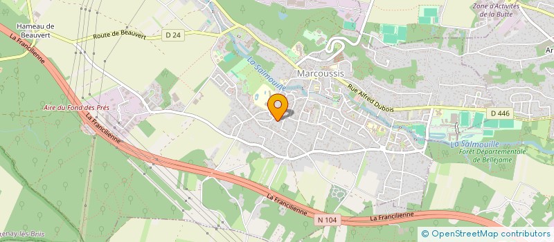 localisation de l'entreprise ED GESTION  MARCOUSSIS