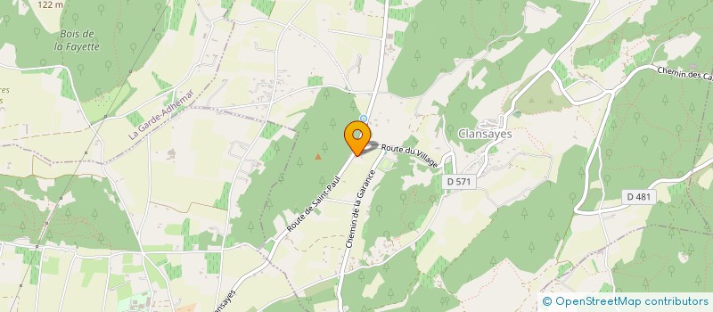 localisation de l'entreprise ED HOLDING  CLANSAYES