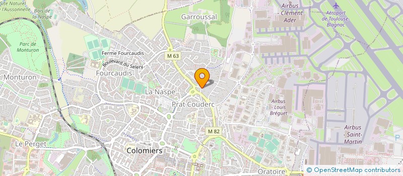 localisation de l'entreprise ED HOME IMMO à COLOMIERS