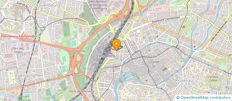 localisation de l'entreprise ED IMAGE à STRASBOURG