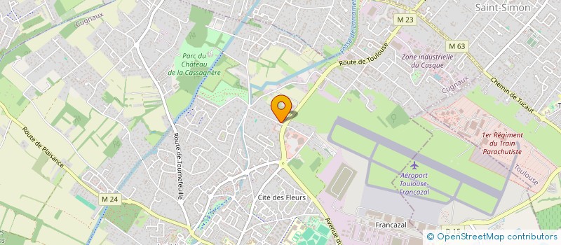 localisation de l'entreprise ED'INNOV SANTE  CUGNAUX