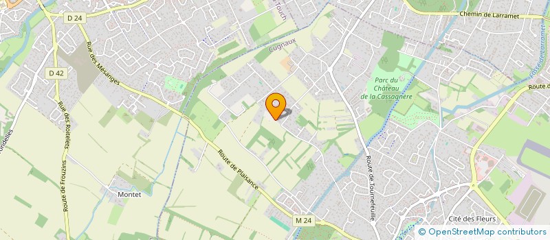 localisation de l'entreprise ED'INNOV SANTE FORMATION  CUGNAUX