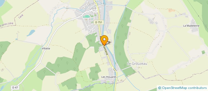 localisation de l'entreprise ED INVESTISSEMENT  BELLEVILLE-SUR-LOIRE