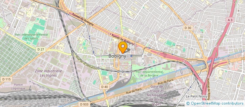 localisation de l'entreprise ED&LYN IMMO  BOBIGNY