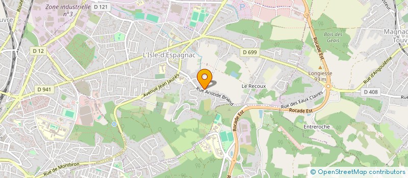 localisation de l'entreprise ED M TA BEAUTE  L'ISLE-D'ESPAGNAC