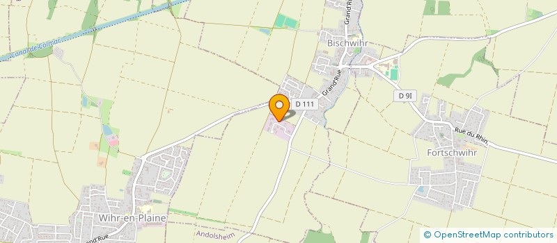 localisation de l'entreprise ED MECA 68  BISCHWIHR