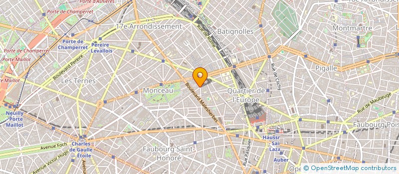 localisation de l'entreprise ED MONCEAU  PARIS