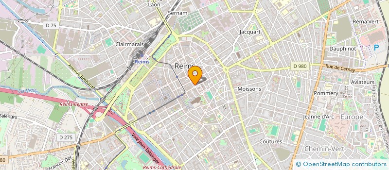 localisation de l'entreprise ED'N  REIMS