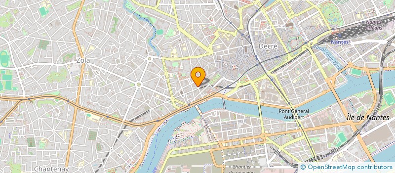 localisation de l'entreprise ED OSTEO FOOD à NANTES