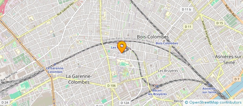 localisation de l'entreprise ED'POP à BOIS-COLOMBES