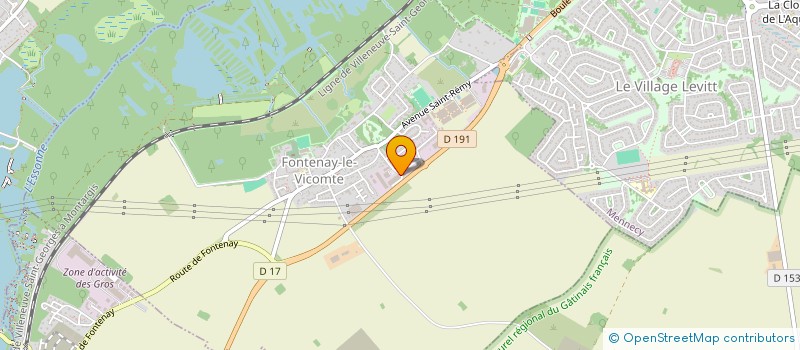 localisation de l'entreprise ED RAVALEMENT à FONTENAY-LE-VICOMTE