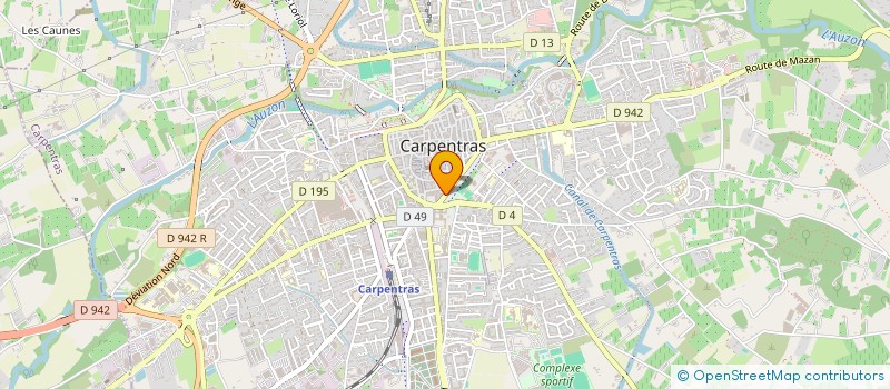 localisation de l'entreprise ED RENOV à CARPENTRAS
