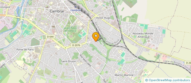 localisation de l'entreprise ED RENOV  CAMBRAI