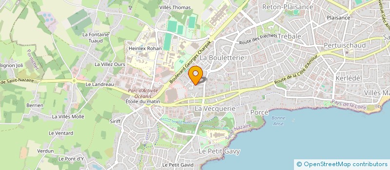 localisation de l'entreprise ED RENTAL  SAINT-NAZAIRE