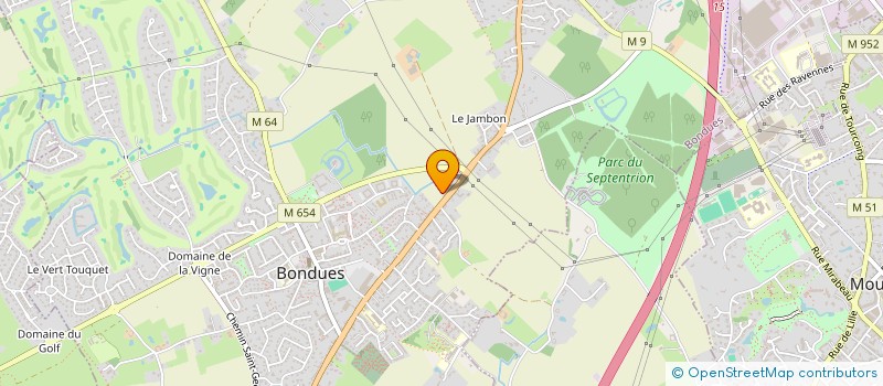 localisation de l'entreprise ED SECOURS  BONDUES