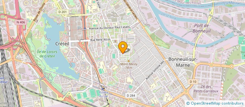 localisation de l'entreprise ED' SERRURERIE D'ASCENSEURS à CRETEIL