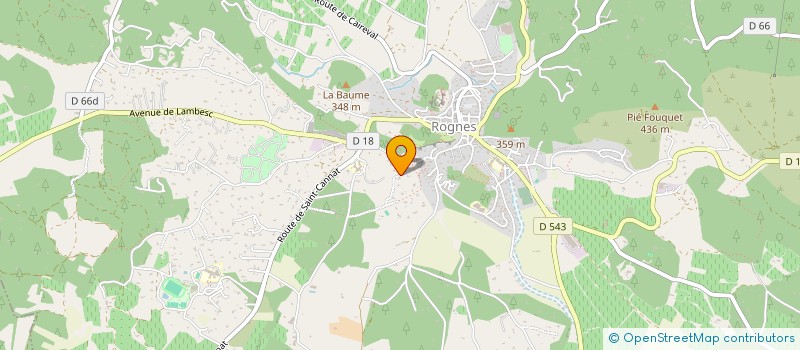 localisation de l'entreprise ED SERVICES à ROGNES
