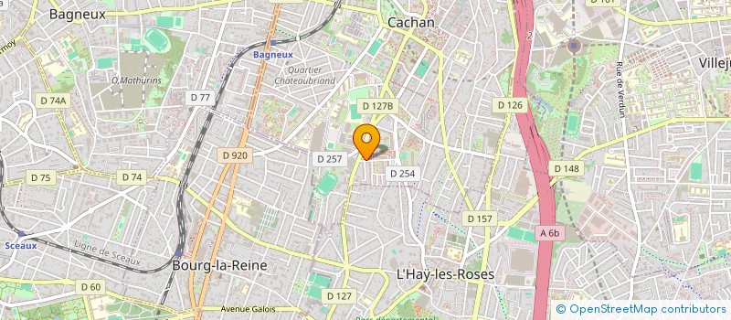 localisation de l'entreprise ED SERVICES à CACHAN