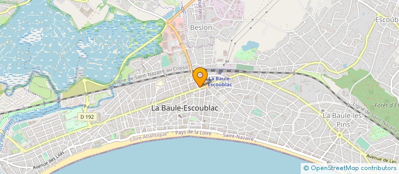 localisation de l'entreprise ED'STUAIRE à LA BAULE-ESCOUBLAC