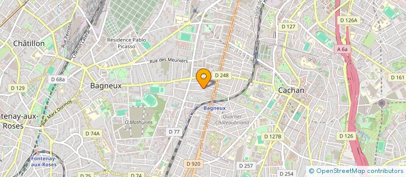 localisation de l'entreprise ED-TEC à BAGNEUX