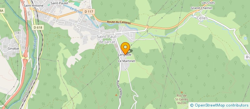 localisation de l'entreprise ED213 à SAINT-PAUL-DE-JARRAT