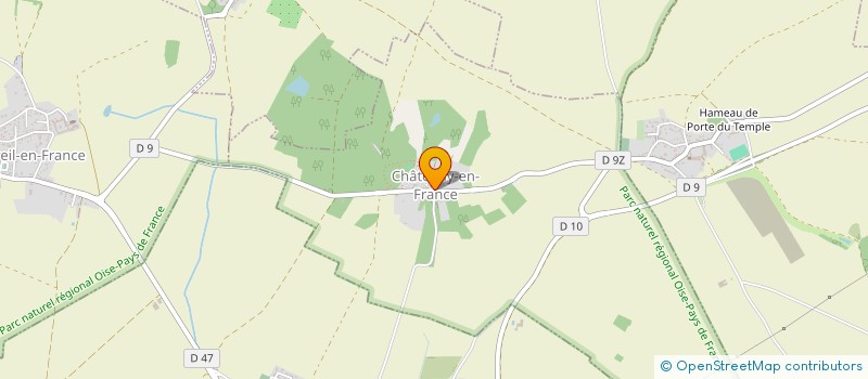 localisation de l'entreprise ED2I - ETUDE DEVELOPPEMENT INSTALLATION ET INGENIERIE  CHATENAY-EN-FRANCE