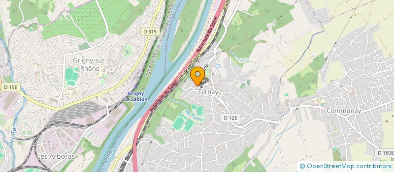 localisation de l'entreprise ED2M  TERNAY