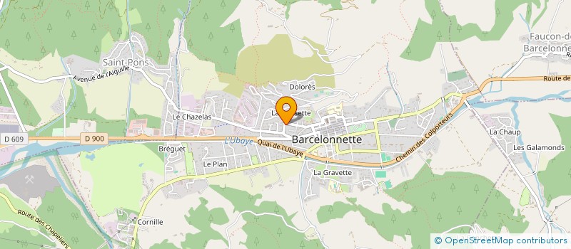 localisation de l'entreprise ED2P CONSULTING  BARCELONNETTE