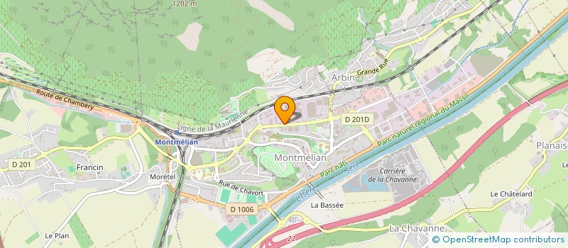 localisation de l'entreprise ED2S à MONTMELIAN