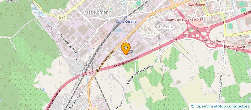 localisation de l'entreprise ED5  NIMES