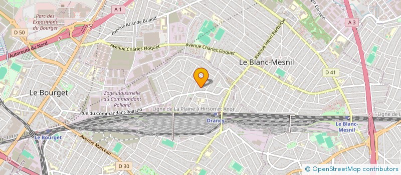 localisation de l'entreprise EDA  DRANCY