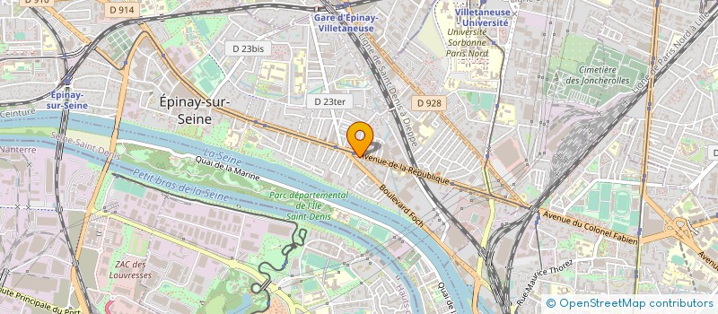 localisation de l'entreprise EDA à EPINAY-SUR-SEINE