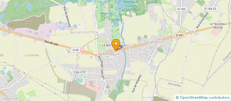 localisation de l'entreprise EDA  SAILLY-LABOURSE