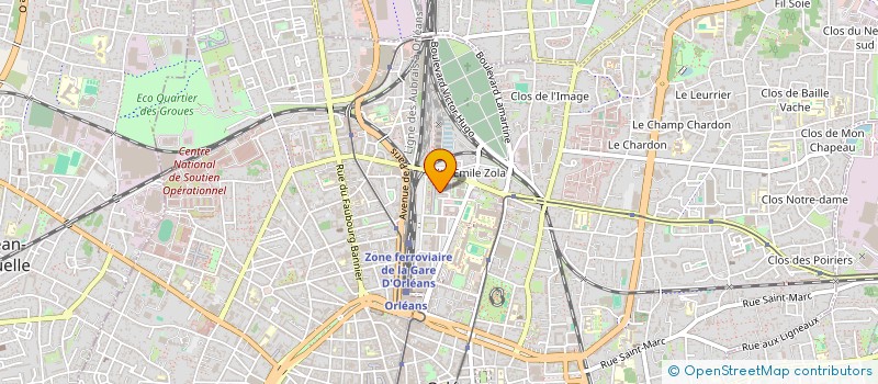 localisation de l'entreprise EDA à CHATEAUDUN
