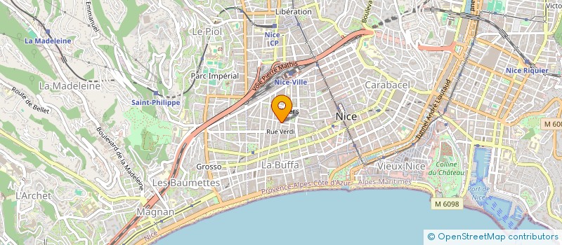 localisation de l'entreprise EDA & CIE à NICE