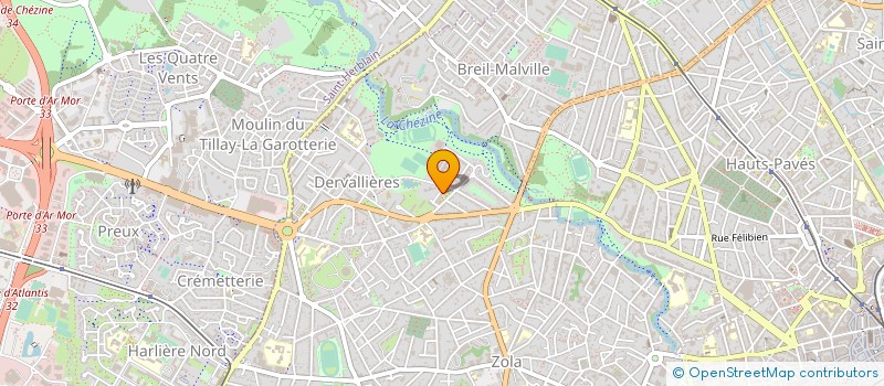 localisation de l'entreprise EDA CONSTRUCTION à NANTES