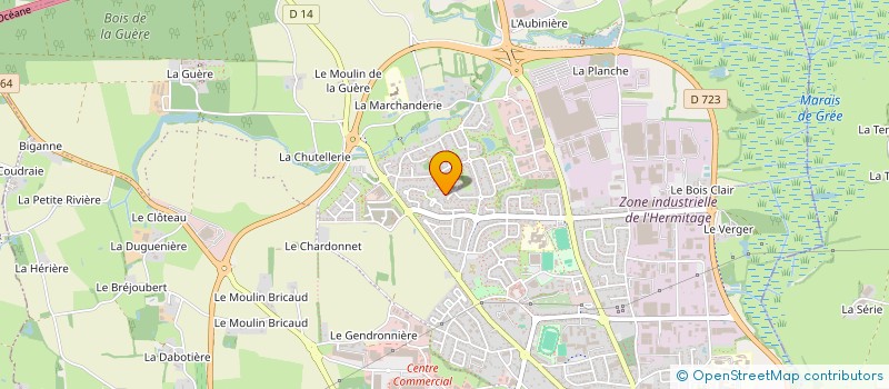 localisation de l'entreprise EDA- ECOLE D'ART DRAMATIQUE DU PAYS D'ANCENIS à ANCENIS-SAINT-GEREON