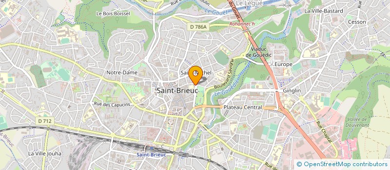 localisation de l'entreprise EDA ERGONOMIE à SAINT-BRIEUC