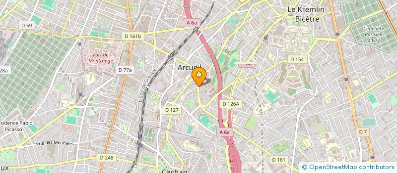 localisation de l'entreprise EDA EXPERT  ARCUEIL