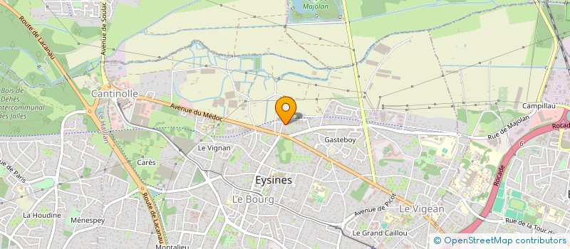 localisation de l'entreprise EDA EXPERTISE à EYSINES