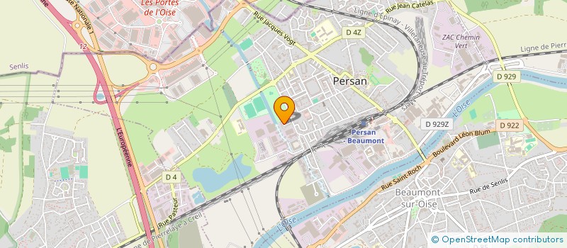 localisation de l'entreprise EDA IMMO  PERSAN