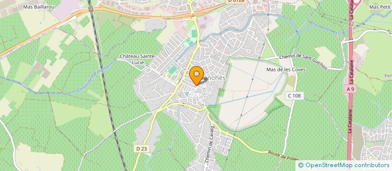 localisation de l'entreprise EDA INGENIERIE  CANOHES