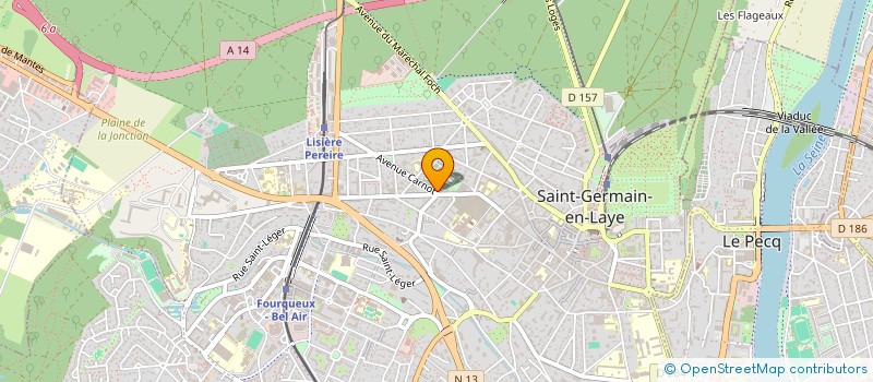 localisation de l'entreprise EDA SARL à SAINT-GERMAIN-EN-LAYE