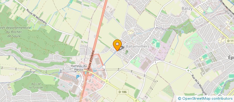 localisation de l'entreprise EDA SPORTS  BALLAINVILLIERS