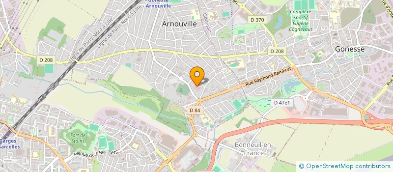 localisation de l'entreprise EDA TRANSPORT  ARNOUVILLE