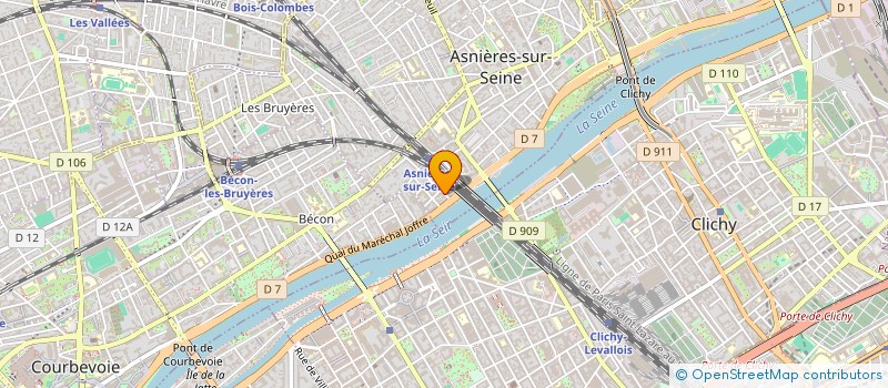 localisation de l'entreprise EDACH  ASNIERES-SUR-SEINE