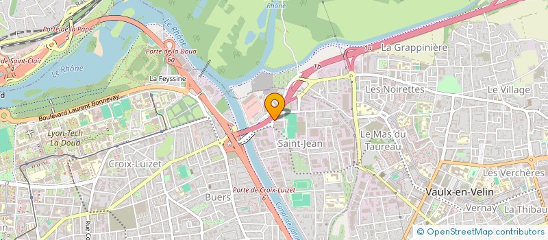 localisation de l'entreprise EDACI à VILLEURBANNE