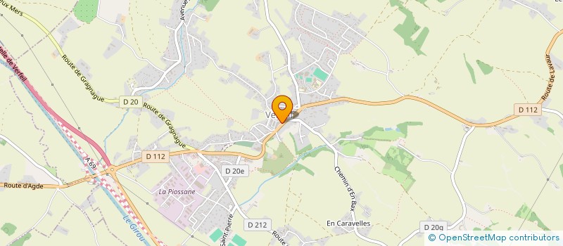 localisation de l'entreprise EDACI à VERFEIL